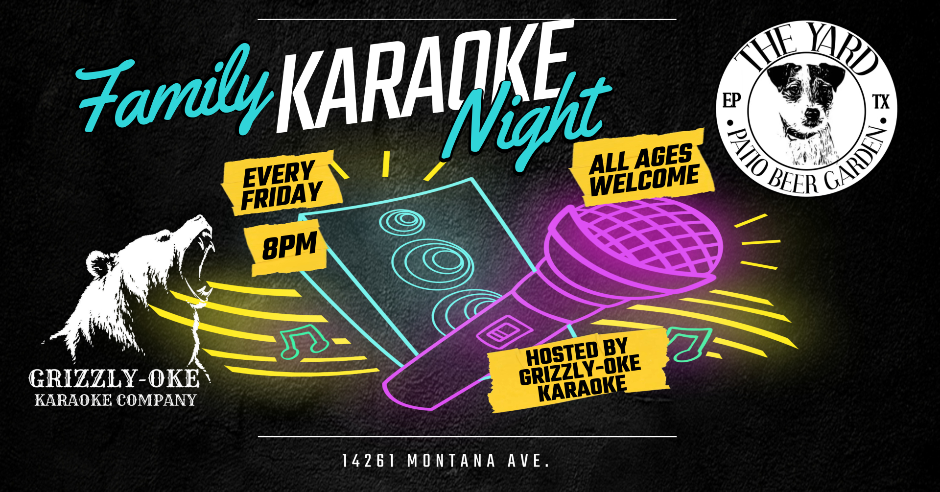 KARAOKE event banner